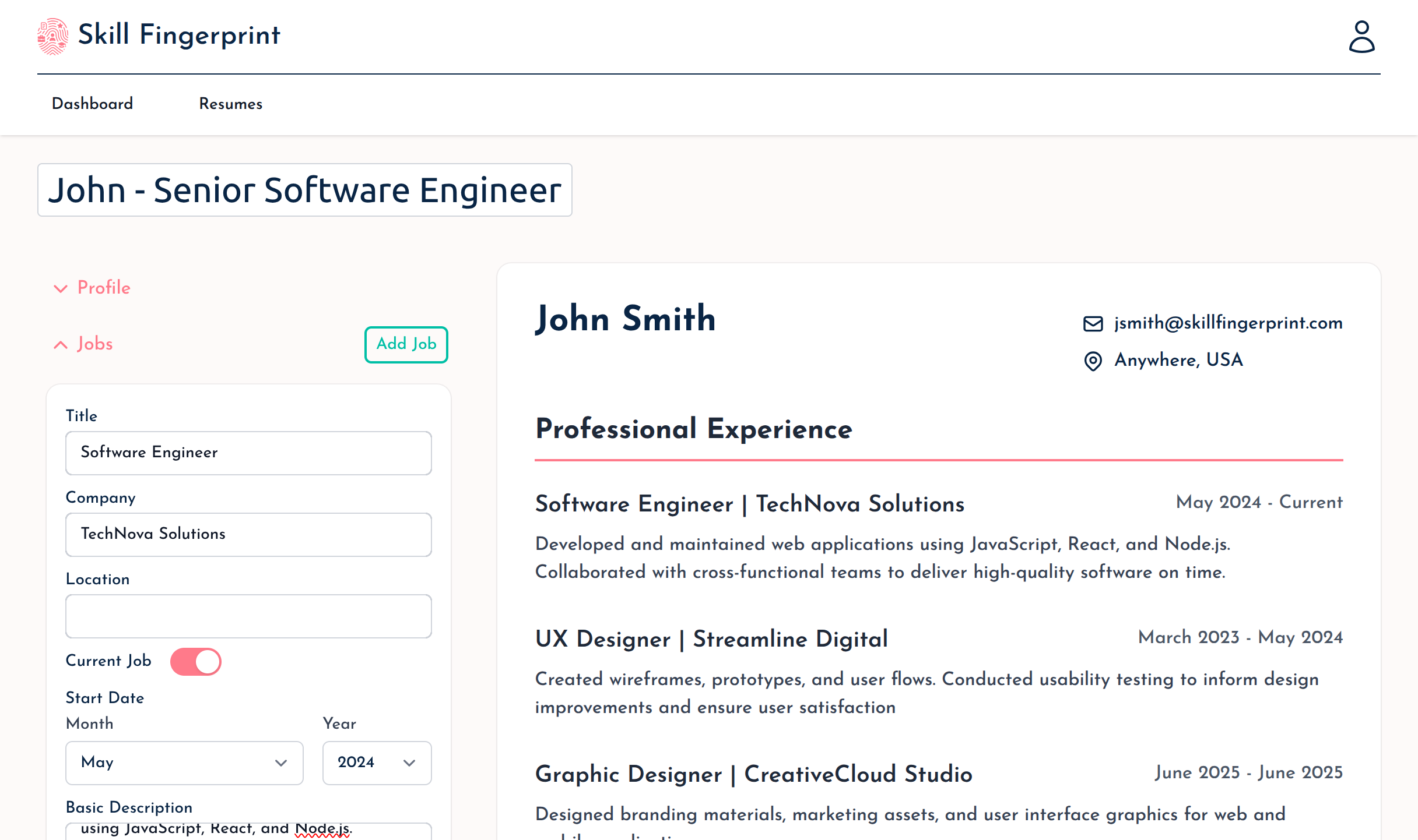 Product screenshot